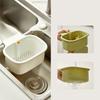 Kitchen Sink Filter Basket Sink Washing Basin Anti Leak Filter Basin One Click Press Type Grid Drain Storage Rack