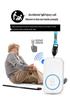 Senior Wireless Emergency Call Button for Bedside Use