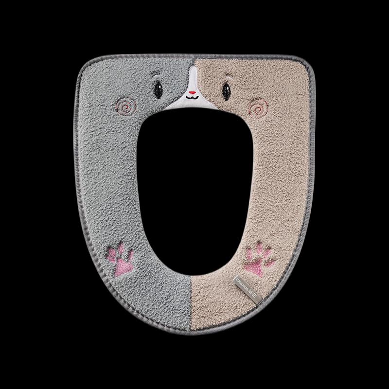 Camellia Winter Warm Toilet Seat Cover