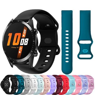 Silikonarmband für Huawei GT2/GT3 Pro & Magic 20/22 mm Schmetterlingsschließe