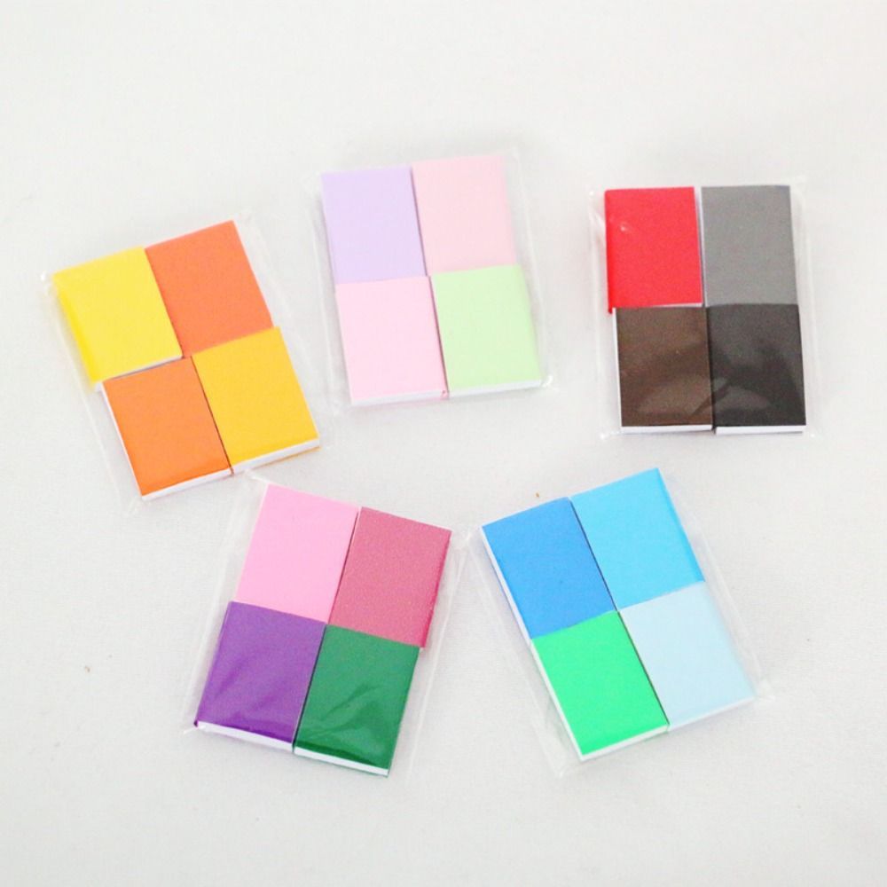 4pcs/set 1/12 Dollhouse Miniature Accessories Pocket Paper Books Ornaments Simulation Color Book Notebook Furniture Model Toy