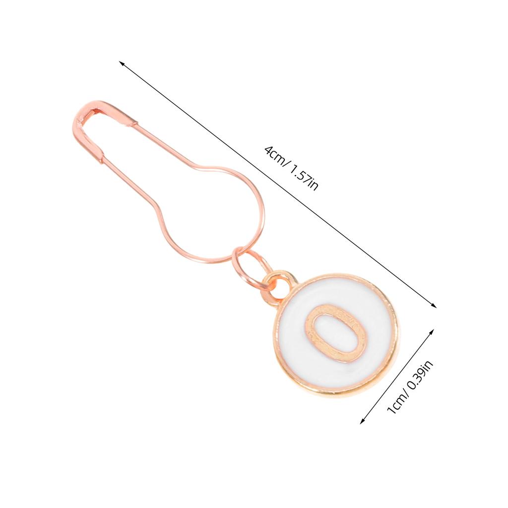 10pcs Row Counter Stitching Tool For Crocheting Alloy Count Recorder Multi-Use Marker Knitting Auxiliary Supplies Row Counter