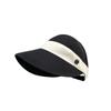 Foldable Summer Wide Brim Sunhat Korean Style UV Protection Visors Fisherman Ponytail Caps  Beach