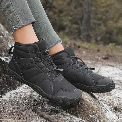 2024 Winter Waterdichte Antislip Mid-tube Katoenen Sneeuwlaarzen met Fluweelvoering voor Heren & Dames