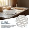 Kitchen Tool 61 Holes Dumpling Mold Dishwasher Safe Aluminum Alloy Ravioli Maker Efficient Time-saving Pelmeni Maker Potstickers