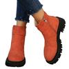 Women's Casual Side Zipper Boots - Flattering Versatile Boots for Fall and Winter