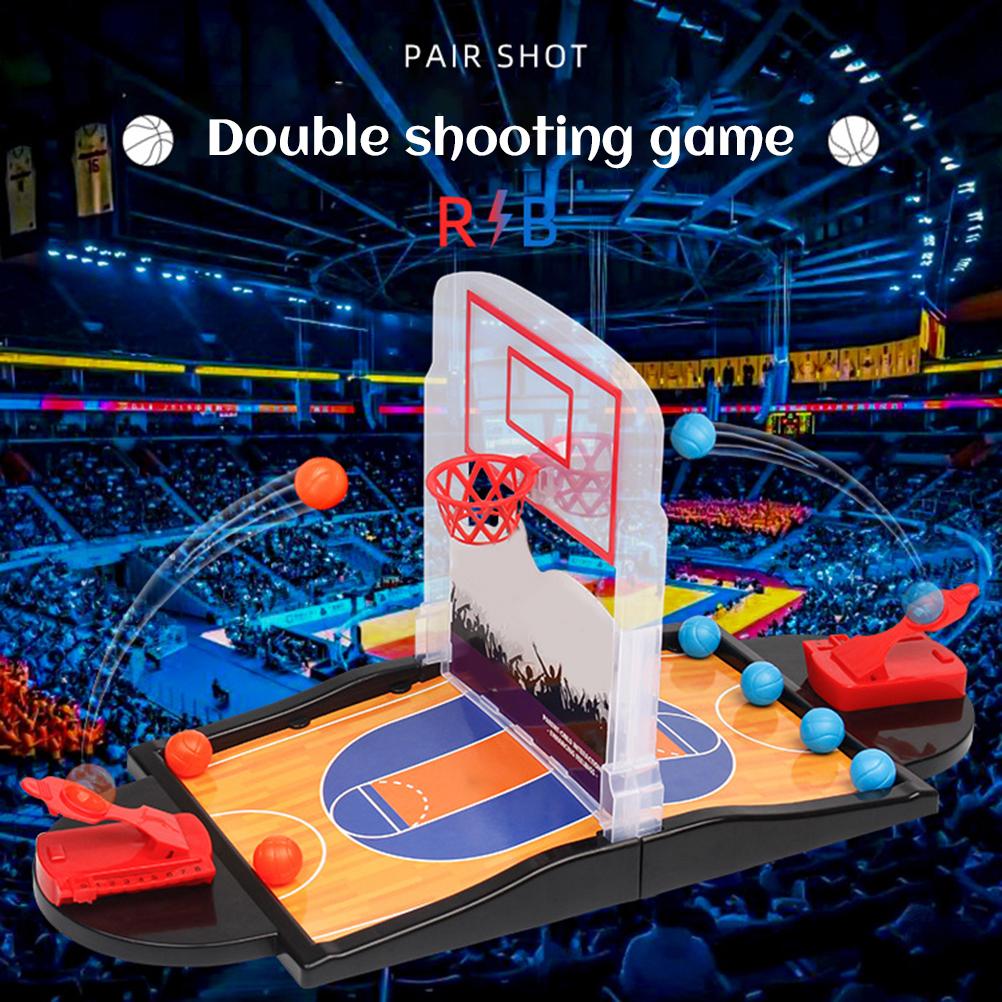 Gioco di tiro al canestro da tavolo Gioco di pallacanestro da interno da tavolo Giochi da scrivania per bambini Adulti