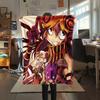 1PC Bakuman Print Flannel Blanket, High quality All Seasons, Home Decor, Warmth and Comfort, Perfect for Christmas Gifts