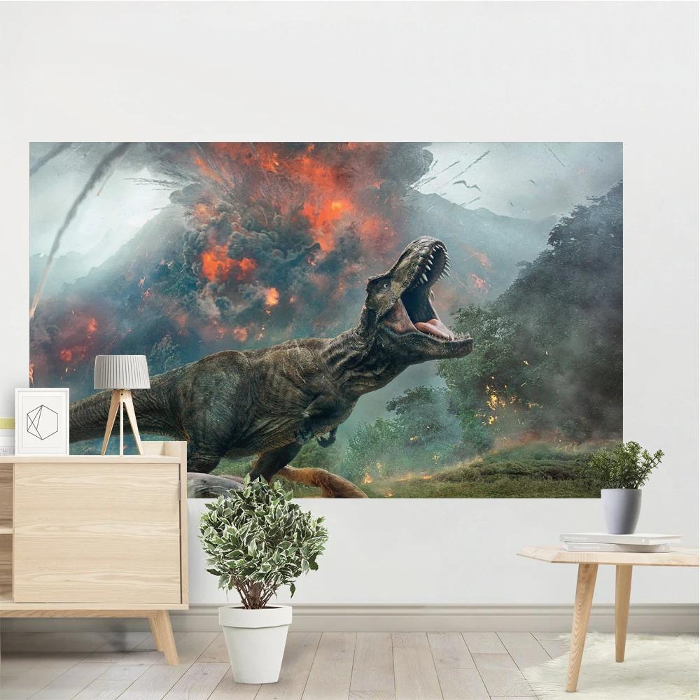 Парк динозавров Динозавр Гобелен Спальня Гостиная Гобелен Домашнее украшение стены — фото 10