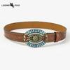 Bohemian Ethnic Style Belt Women's Fashion Retro Pattern Belt Men's High-end Women's Belt
