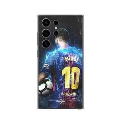 Case - MANIACASE - Samsung Galaxy S25 Ultra - Black - Lionel Messi - Flexible