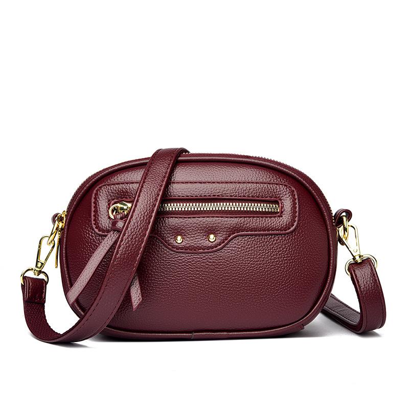 High-end Ladies' Bag, Casual Middle-aged Mom's Bag, Fashionable and Simple Single-shoulder Bag, Crossbody Bag