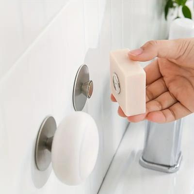 1 Stück Edelstahl Magnetischer Seifenhalter Behälter Badezimmer Seifenhalter Toilette Stanzfreier Seifenhalter