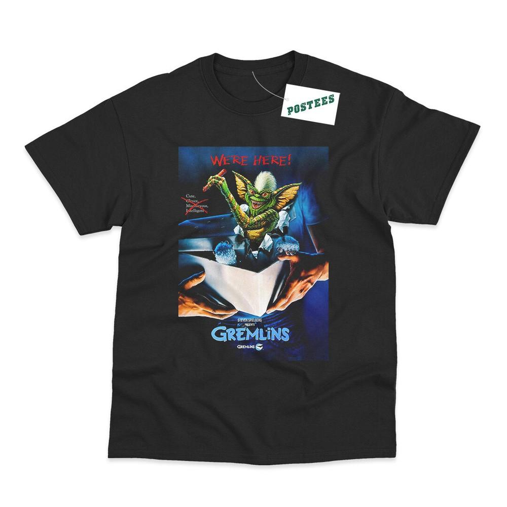 Retro Movie Poster Inspired by Gremlins DTG Printed TShirt Unisex T-Shirt M