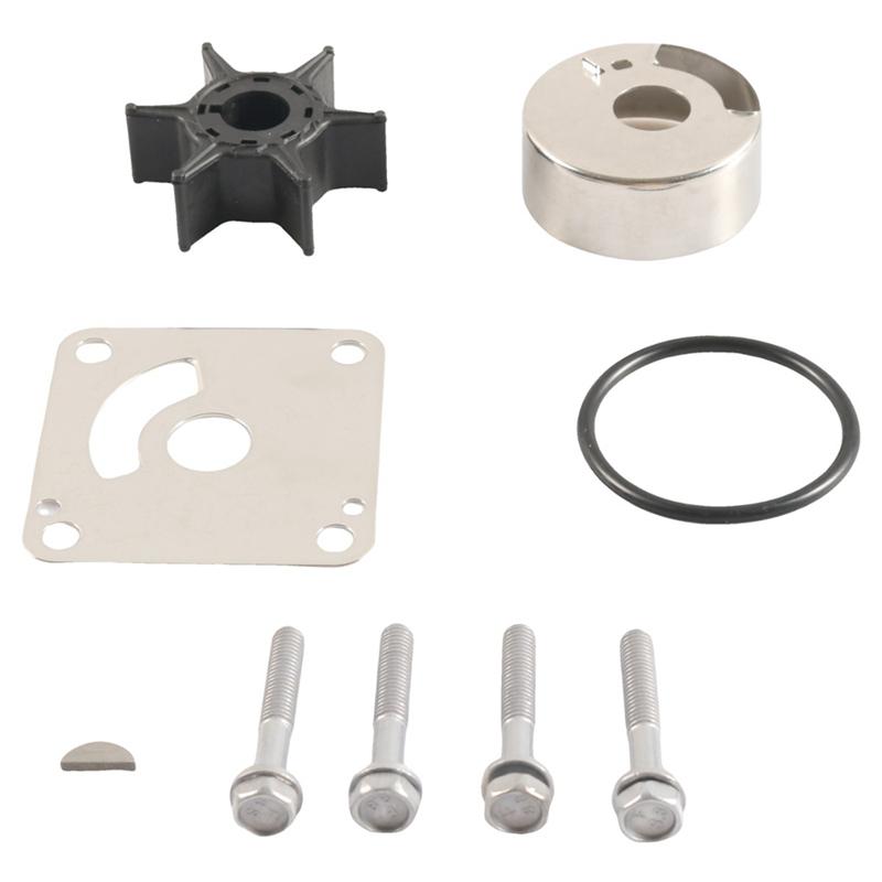 6L2-W0078-00-00 Outboard Motor Water Pump Impeller Repair Kit With Housing For Yamaha 20Hp 25Hp 6L2-W0078-00 18-3431-A99D
