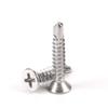 Xiesheng 410 Stainless Steel Phillips Flat Head Self-Drilling Screws