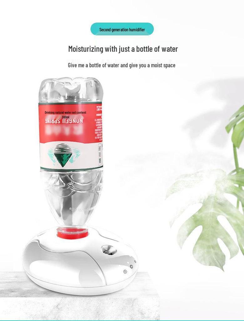 USB Silent Spray Humidifier for Home, Car, and Bedroom