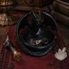 Dragon Storage Tray 3D Printed for Jewelry Keys, Decorative Desktop Organizer with Birthday Gifts Fantasy Fans Detailed Scales & Wings, Large Capacity
