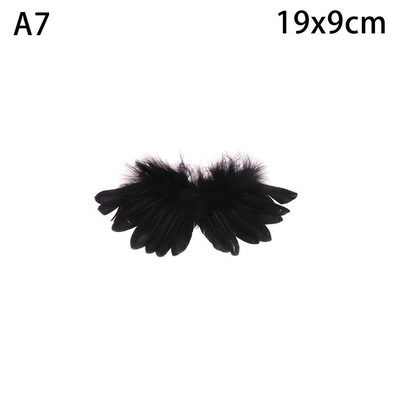 Mini Angel Feather Wings Doll Decoration Festival Dressing Up Diy Costume Holiday Party Decoration Photo Props