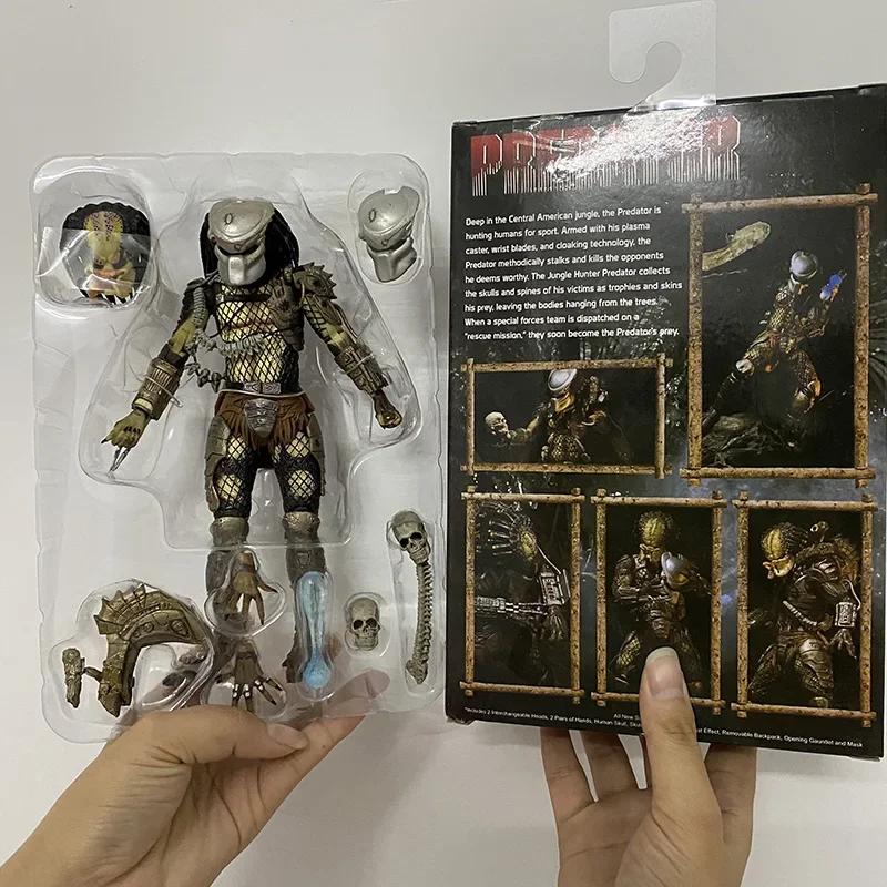 NECA Alien Jungle Hunter Predator Actionfigur Modell Spielzeug Bücherregal Brinquedos Sammlerpuppe