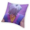 KPop Demon Hunters Saja Boys Pillowcase Printed Fabric Cushion Cover Decor Pillow Case Cover Bed Square 18''