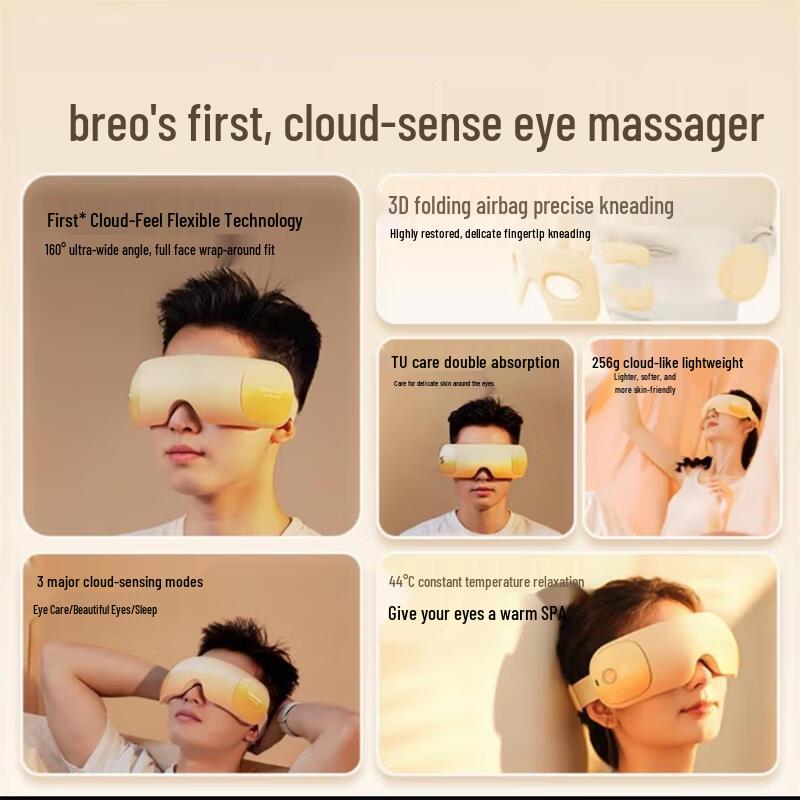 Breo SeeX3 Eye Massager with Heat Compression CN plug (adapter included)