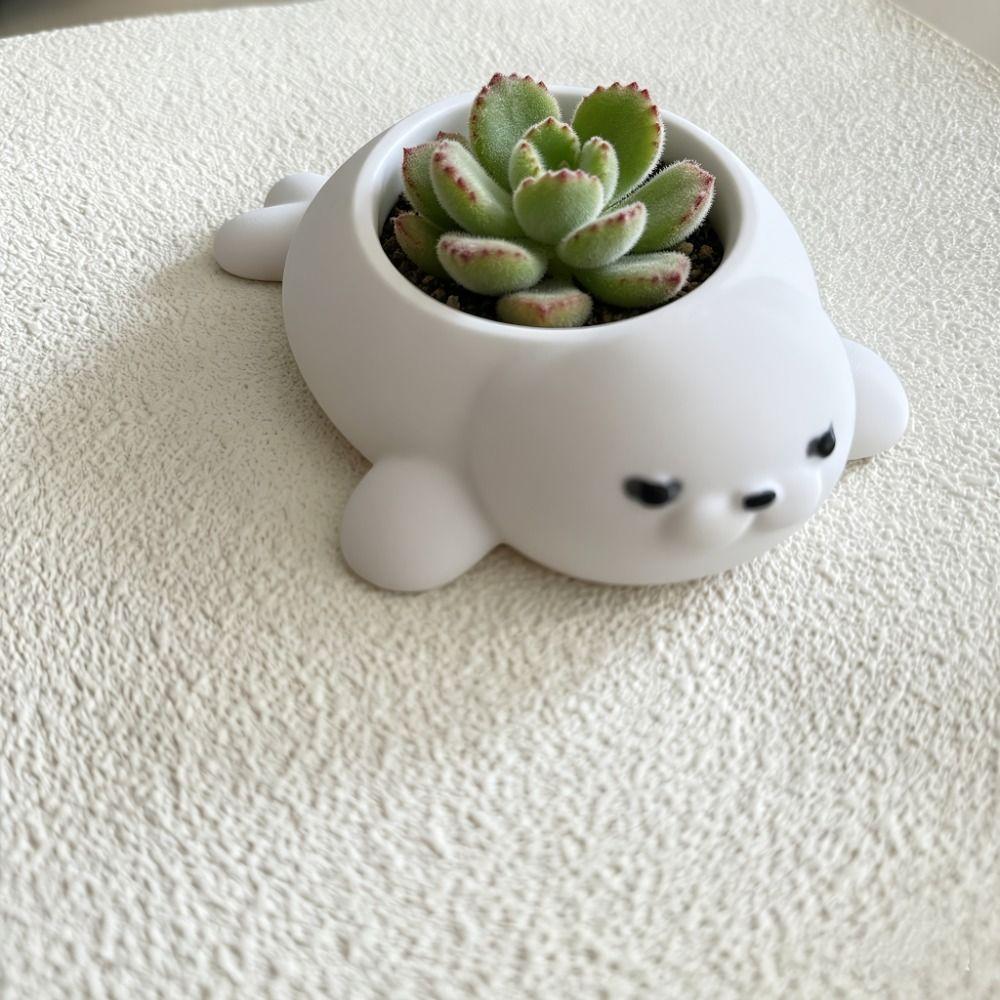 Home Decor Seal Flowerpot Storage Box Desktop Ornaments Potted Plant Containers  Indoor