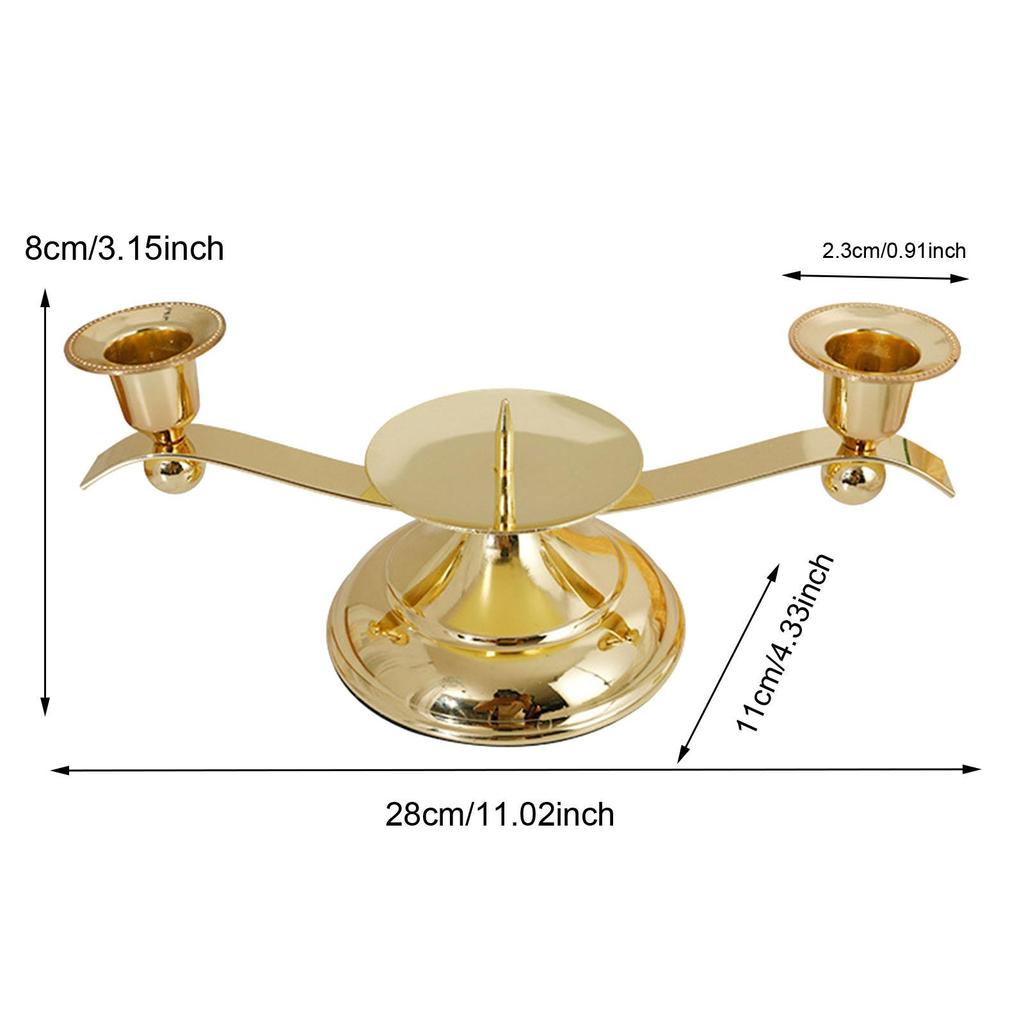 Sütun Mumluk Yemek Odası Masası Özel Etkinlikler için Şamdanlık