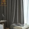 Cotton Linen Paisley Thickening Blackout Curtains for Living Room Bedroom Finished Custom Home Decoration