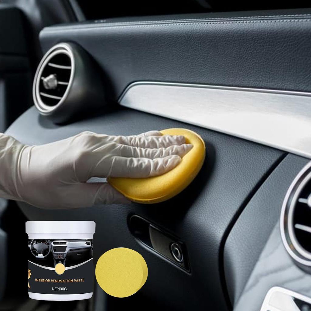 Car Interior Polish | Car Interior Dashboard Restorer - Interior Refurbishing Paste, Interior