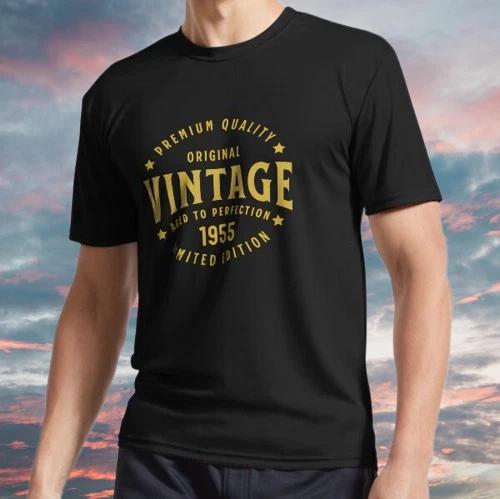 

New Shirt Vintage 1955 - Birthday design Active T-Shirt Funny Size S - 5XL XL