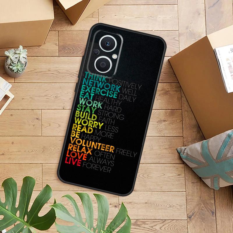Gym Fitness Bodybuilding Phone Case For OPPO Reno 14 12 11 13 F 10 Pro 8T 7 8 Lite OPPO Find X8 X6 X5 X9 Pro Cover
