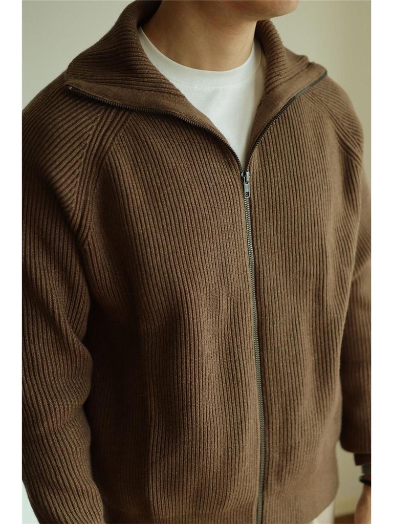 Herren Schwere Strick-Reißverschlussjacke: Warm, Anti-Pilling, Lässig & Klassisch für Herbst/Winter