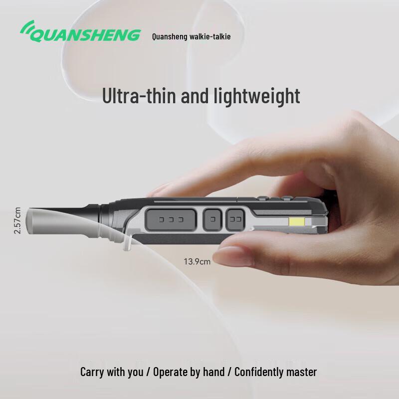 Quansheng TG-A2 Ultra-Thin Mini Walkie Talkie Pair (CN Version)