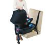 Aprica Smooth TS Infant Car Seat, Compatible with ISOFIX and Seat Belts, for Children 0-12 Months (Black), Model 2024041