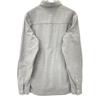 WJK Gray Cotton Heart Logo Button-Down Long Sleeve Shirt tops L grayUsed