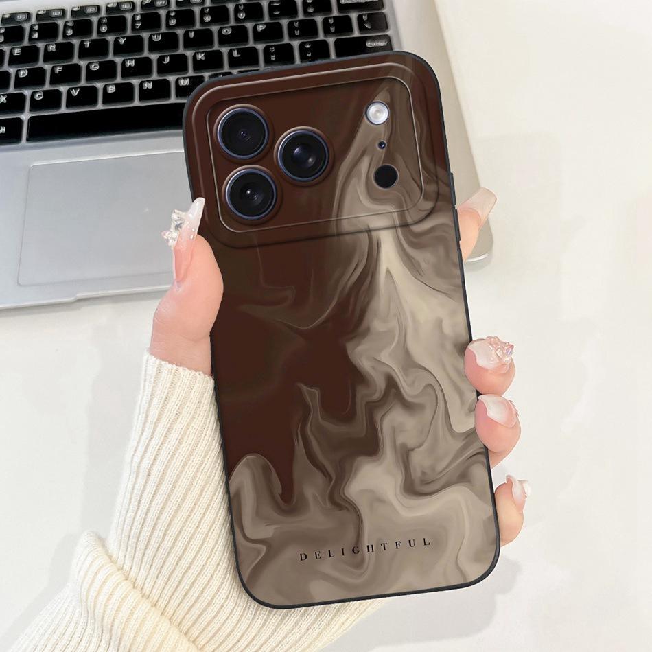 For iPhone 17 Pro Max 17Pro Fashion Dusk Beach Painting Phone Case For iPhone17 Pro 17ProMax Soft Silicone Cases Bumpers
