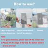 Self-Adhesive Window Screen Repair Tape - Waterproof Insect Proof Patch for Instant Mesh Fix, Easy Application & Tear by Hand