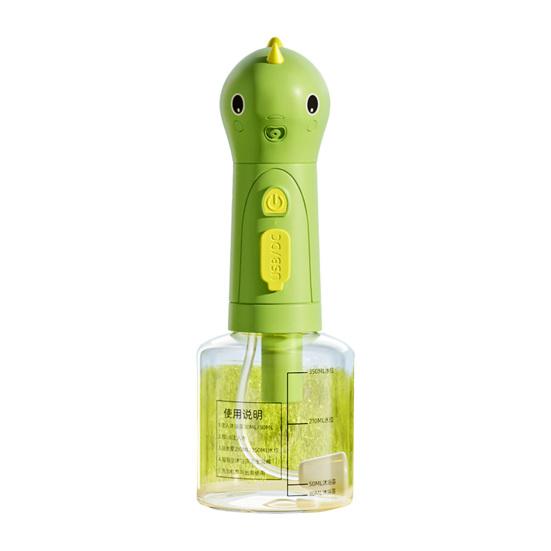 Electric Shampoo Dispenser for Dog And Cat Bath Dinosaur Shape 2-in-1 Dog Soap Holder Rechargeable Dog Soap Foaming Machine for Cleaning