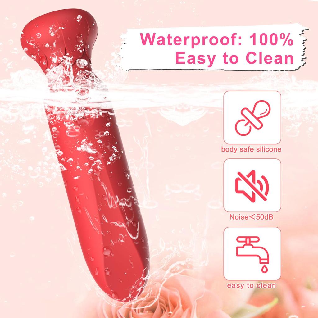 Mini Bullet Vibrator Adult Sex Toys 10 Modes Clitorals G Spot Stimulator Vibrating Dildo Waterproof Mini Vibrator for Women Toys