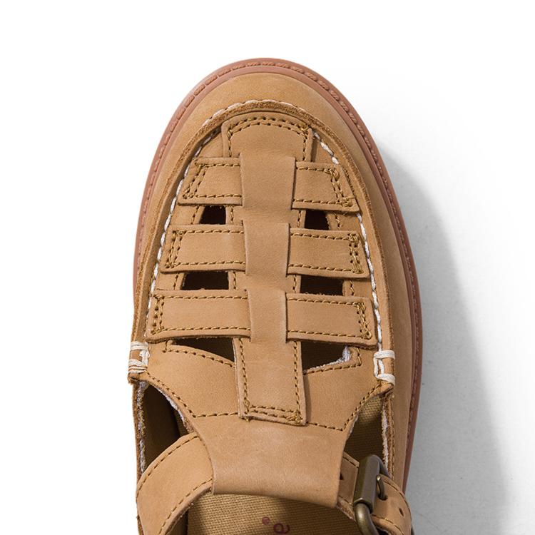 Timberland Casual Thick Sole Height Increasing Breathable Mary Jane Shoes Women Shoes Light-Beige A4188EN3