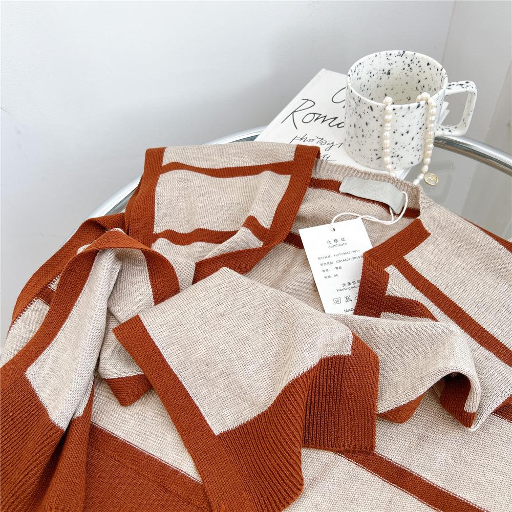 Eșarfă nouă pentru umăr, șal, guler fals pentru femei, eșarfă de protecție pentru umeri, cu aer condiționat, decorare pentru camisole, combinată cu nod de protecție a gâtului