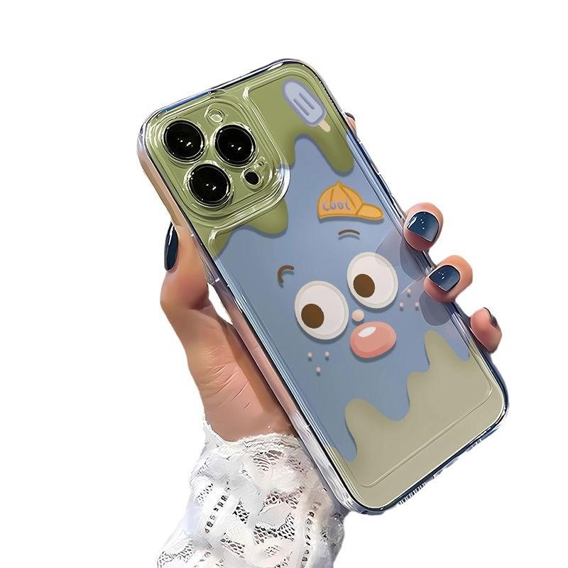 Cute Ice Cream Is Compatible with Apple 16 Phone Case 15plus, Matte 13 Silicone 12, Mini Protective Case 14promax
