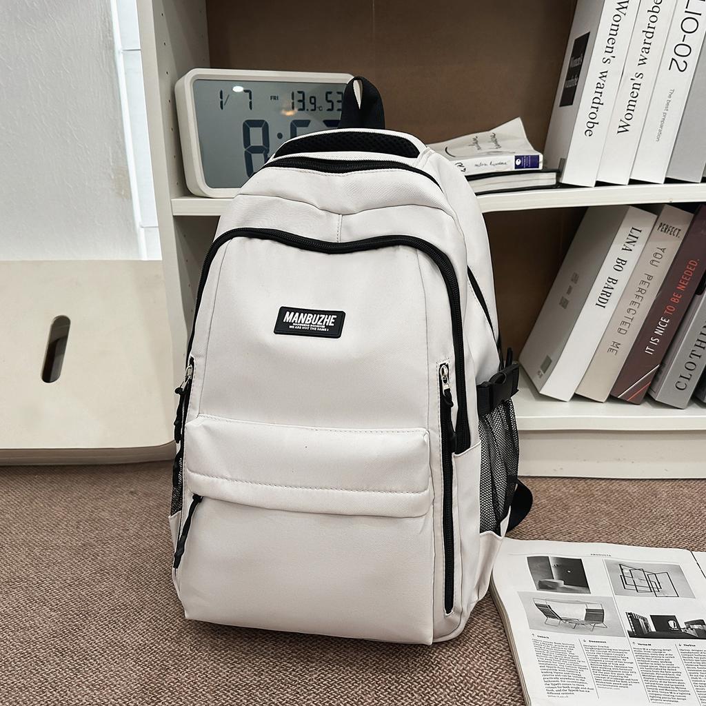 Schoolbag Korean version ins trendy cool dark wind large capacity leisure travel backpack high quality teen student backpack