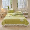 New Fashion Rufflededge Summer Blanket Soft Skin-Friendly Breathable Quilted Quilt Moisture-Wicking Duvet Sleep Naked Comforter