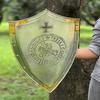45.72 Cm Medieval Templar Shield Heater Shield Medieval Knight Cross Shield Halloween Cosplay Role Costume Larp Armor Shield Gift