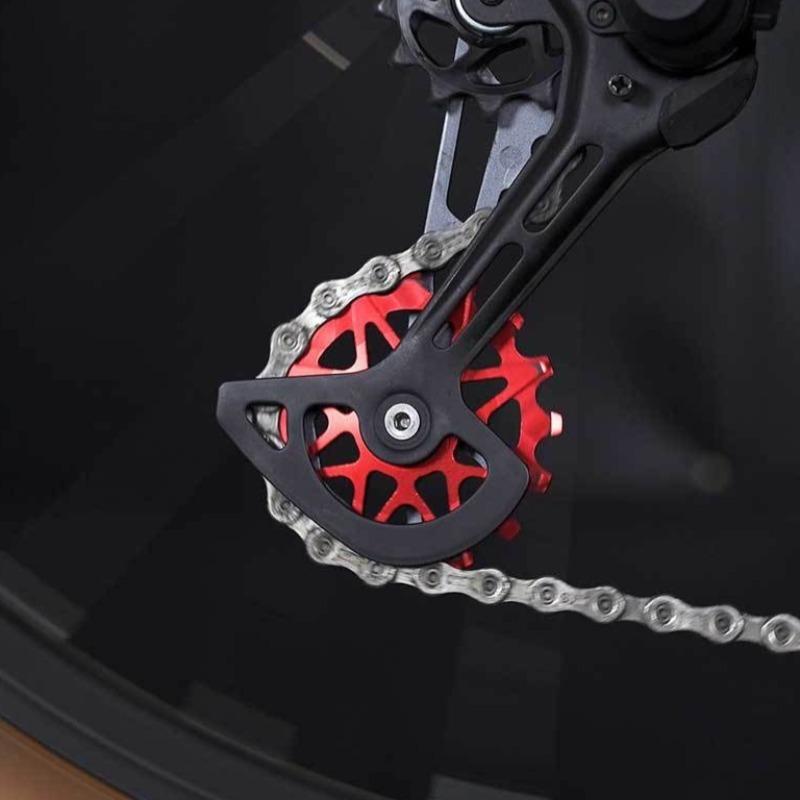 10T/12T/14T/16T Bicycle Rear Derailleur Ceramic Jockey Wheel Pulley Wheel for Mountain Road Bike  Lightweight Low Friction