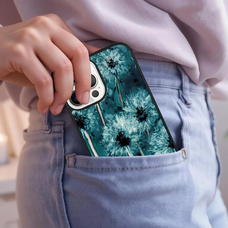 Dandelion Phone Case For iPhone 17 Air 15 16e 14 13 Pro Max Coque 12 11 Pro Max PLUS cover