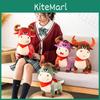 Entzückendes Plüschkuh-Spielzeugpuppe Weiches Kuscheltier Geschenk für Kinder und Hochzeiten