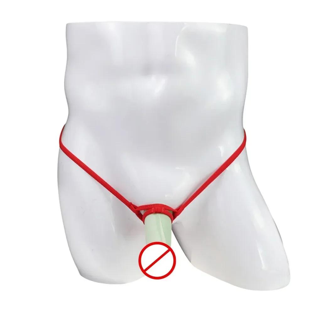 Panties Men Briefs All Seasons Male Penis Sleev Pouch T-back Thong Underpants Bikini Breathable G-string Hollow